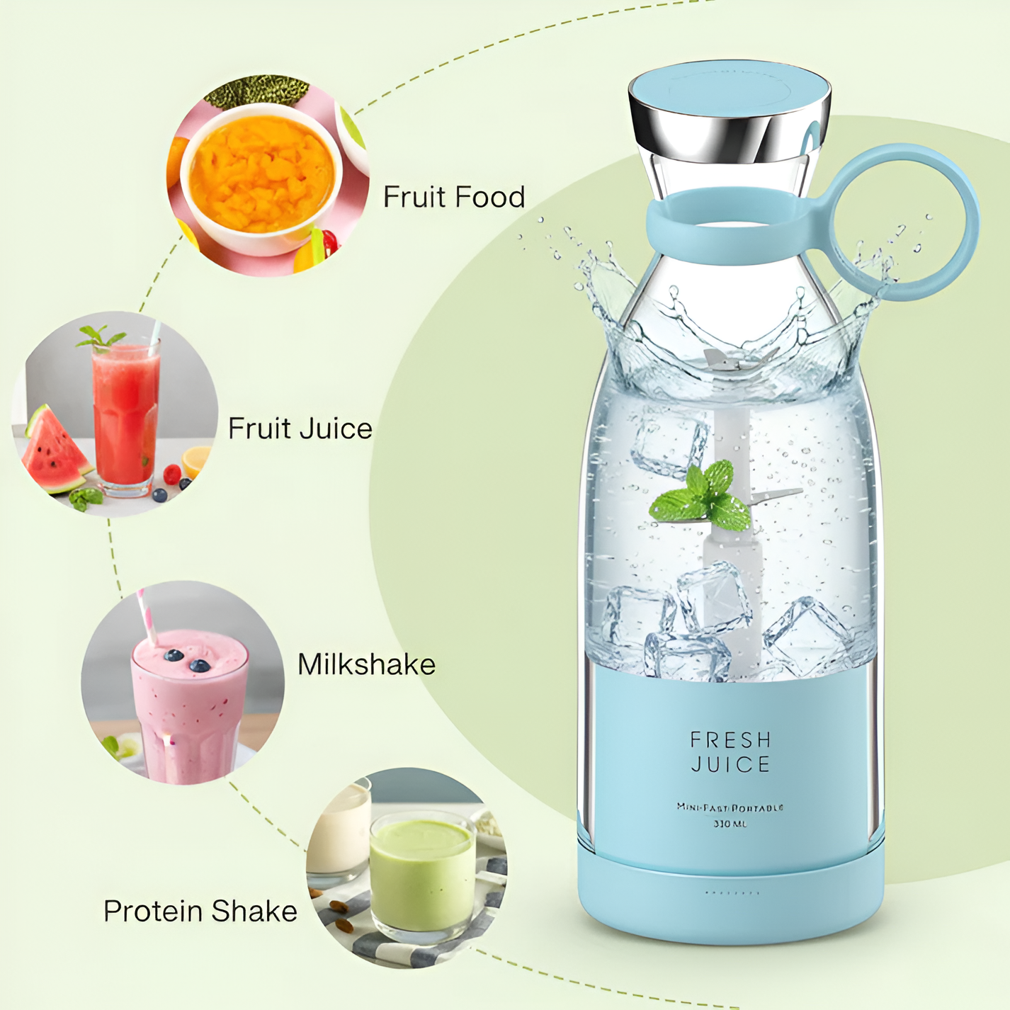🧃 Fresh Juice Portable Mini Blender